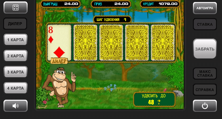 Jocul de risc Crazy Monkey